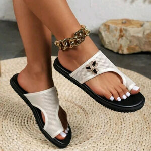 Women's Flat Slippers For Outdoor/Beach/Vacation In Summer